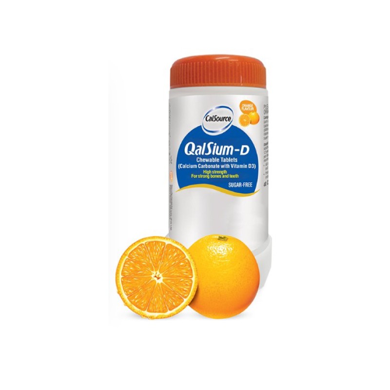 Qalsium-D Chew Tablets Orange T40