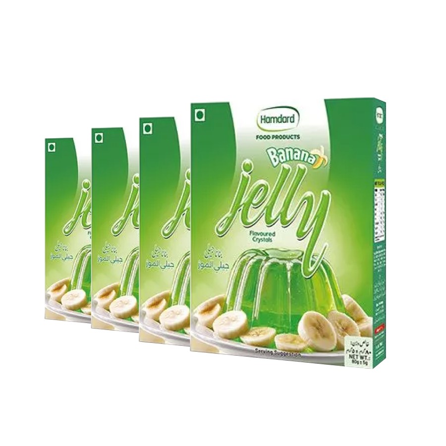 Hamdard Banana Jelly 80gm (Pack of 04)