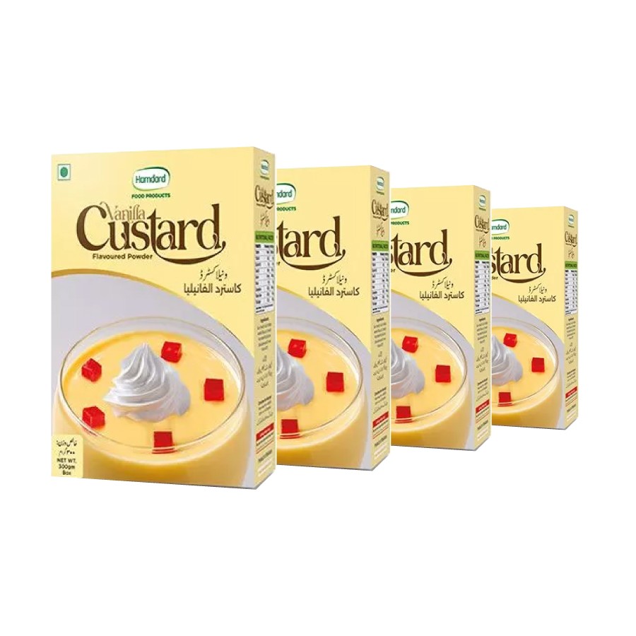 Hamdard Vanila Custard 275gm (Pack of 04)