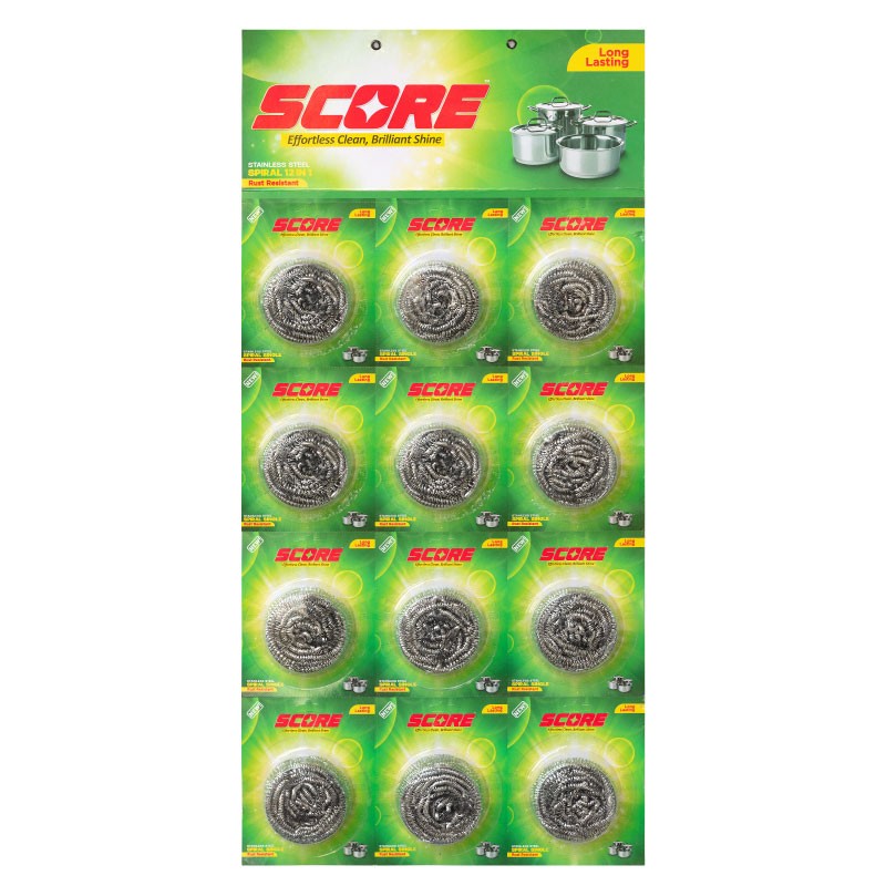 Score Stainless Steel Sprial 12in1 Sheet