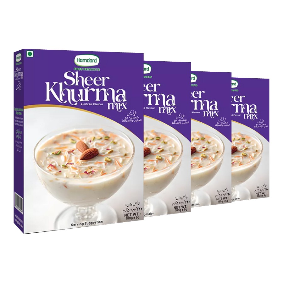 Hamdard Sheer Khurma 160gm (Pack of 04)